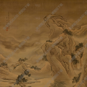 袁耀超高清《山雨欲來(lái)圖》國(guó)畫(huà)百度云網(wǎng)盤(pán)下載