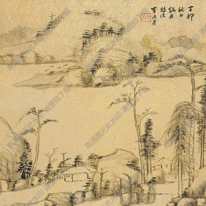 李流芳國(guó)畫 山水 高清大圖下載