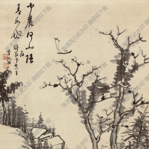 李流芳國(guó)畫 中麗河山 高清大圖下載