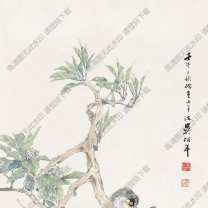 吳伯年國(guó)畫 花鳥 (5) 高清大圖下載