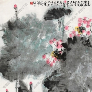 黃鼎國(guó)畫 花鳥(niǎo) 高清大圖下載