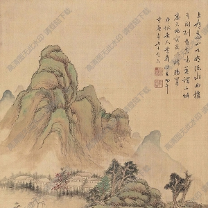 黃鼎國(guó)畫 山水 (3) 高清大圖下載