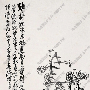 趙云壑國(guó)畫(huà) 墨梅 高清大圖下載