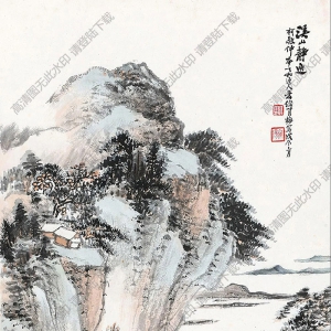 蕭俊賢國(guó)畫(huà) 山水 (4) 高清大圖下載