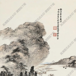 蕭俊賢國(guó)畫(huà) 山水 (7) 高清大圖下載