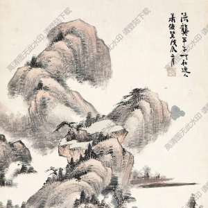 蕭俊賢國(guó)畫(huà) 山水 (10) 高清大圖下載