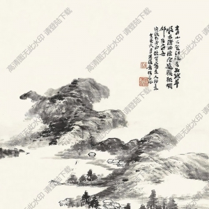 蕭俊賢國(guó)畫(huà) 山水 (22) 高清大圖下載