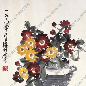 陳秋草國(guó)畫 花卉 (2) 高清大圖下載