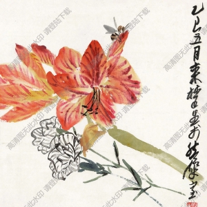 來(lái)楚生國(guó)畫(huà) 花卉 (1) 高清大圖下載