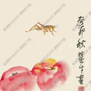 來(lái)楚生國(guó)畫(huà) 花鳥(niǎo)圖 (5) 高清大圖下載